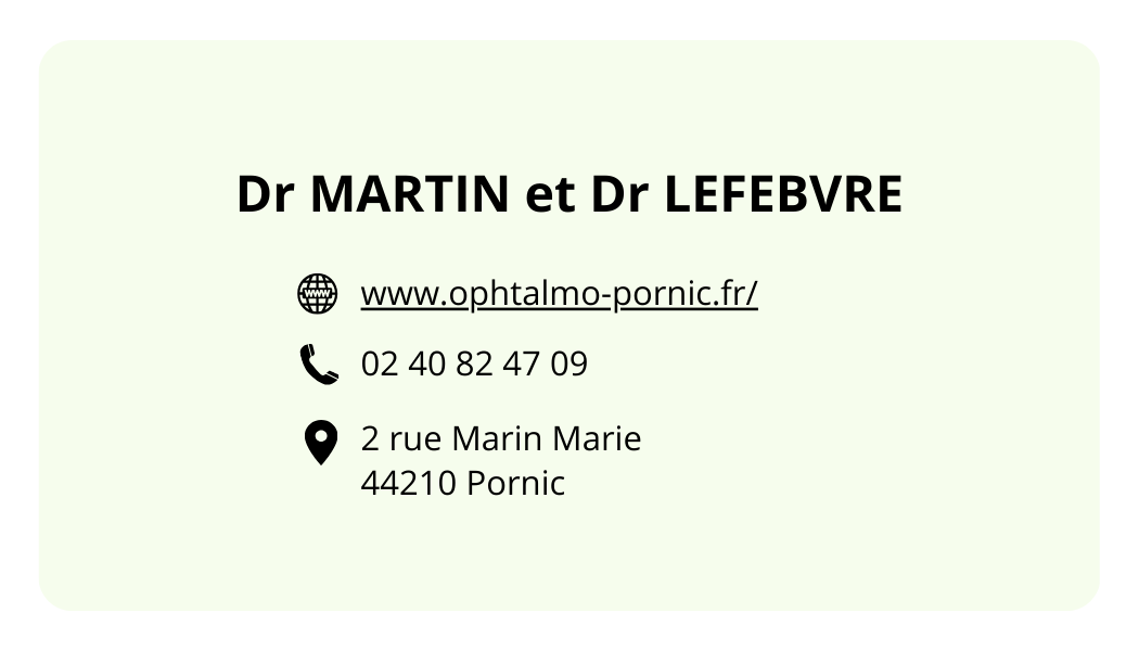 Ophtalmo pornic dr martin et dr lefebvre